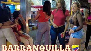 First Time in Downtown BARRANQUILLA COLOMBIA Nightlife2021 Full tour [upl. by Hras]