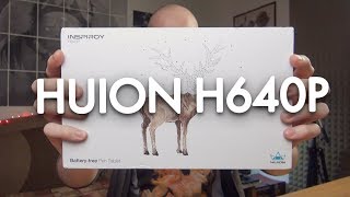 Drawing Tablet In Your BAG  Huion H640P Review [upl. by Jabez]