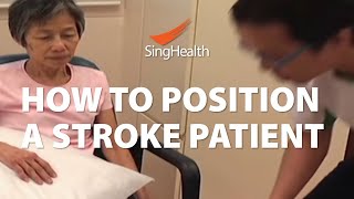 How To Position A Stroke Patient [upl. by Anaeda189]