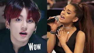 Various famous people reacting to Ariana Grande vocalshigh notes [upl. by Stovall]