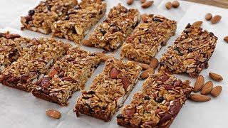 Healthy Granola Bars Recipe [upl. by Ciapas28]