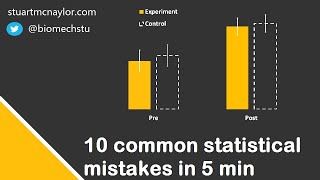 Ten Statistical Mistakes in 5 Min [upl. by Ohl]