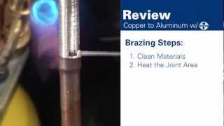 How to Braze Aluminum to Copper [upl. by Westleigh]