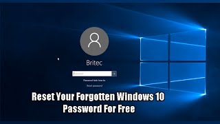 Reset Your Forgotten Windows 10 Password For Free [upl. by Eendyc]