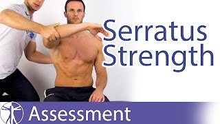 Serratus Anterior Strength Test [upl. by Cross]