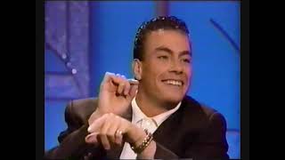 JeanClaude Van Damme on the Arsenio Hall Show  Lionheart 1990 [upl. by Aicirtal]