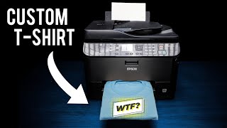 How To Print T Shirts Using A Home Printer and Transfer Paper [upl. by Ahsaelat]