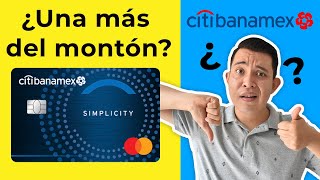 Tarjeta SIMPLICITY CitiBanamex [upl. by Enelrats]