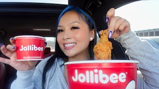 JOLLIBEE FRIED CHICKEN MUKBANG [upl. by Eeral619]