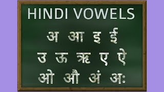 Hindi Vowels Pronunciation  Learn Hindi Alphabets [upl. by Giustino370]