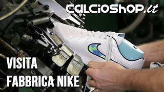 Calcioshopit visita la fabbrica Nike a Montebelluna [upl. by Eldnek]