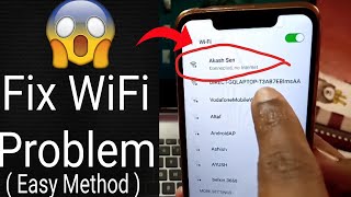 How To Fix WiFi Problem  Connected No Internet [upl. by Valry]