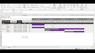 Excelde İş Programı Yapıyoruz [upl. by Ximenez]
