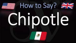 How to Pronounce Chipotle CORRECTLY Mexican Grill Pronunciation [upl. by Larred]