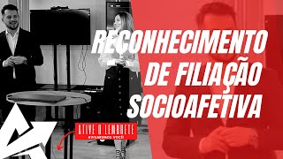 DIREITO DE FAMÍLIA Reconhecimento de filiação socioafetiva [upl. by Gladdie]