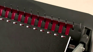 How To Use a Manual Comb Binding Machine [upl. by Dorotea]