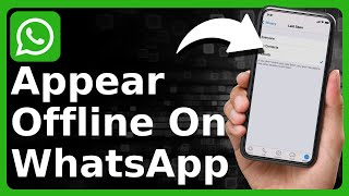 How To Appear Offline On WhatsApp Even When Online [upl. by Nonie]