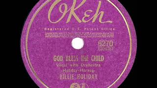 1941 HITS ARCHIVE God Bless The Child  Billie Holiday [upl. by Liebermann685]