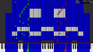 Dark MIDI  PACMAN Theme  500000 NOTES [upl. by Gabriellia]