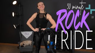 ENERGIZING ROCK RIDE  30 Minute Indoor Cycling Workout [upl. by Einalem204]