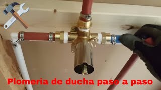 Como instalar un GRIFO DE DUCHA😅🚿 [upl. by Gnol]