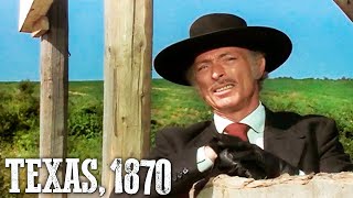 Texas 1870  LEE VAN CLEEF  Occidental Español  Vaqueros  Salvaje Oeste  Español [upl. by Drolyag335]