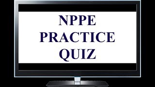 NPPE Exam Sample Questions amp Answers [upl. by Bard]