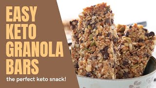 Keto Granola Bars [upl. by Perren]