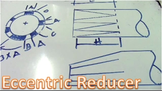 Eccentric Reducer Formula  PipingWeldingNondestructiveExaminationNDT [upl. by Belia]