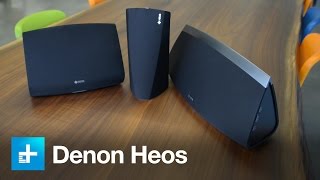 Denon Heos multiroom wireless speakers  hands on [upl. by Narmak]