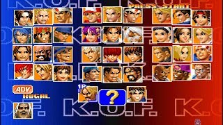 The King of Fighters 98 All Characters PS1 [upl. by Nytsua919]