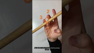 How to spin a drumstick  The Finger Pass [upl. by Trimmer]