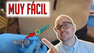 Como aplicar una INYECCIÓN INTRAMUSCULAR FÁCIL [upl. by Andriette]