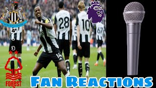 Newcastle United 43 Nottingham Forest Fan Reactions [upl. by Teraj]