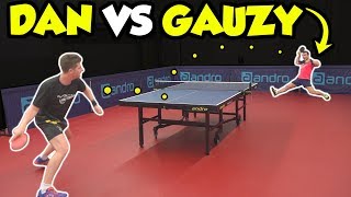 Simon Gauzy vs TableTennisDaily’s Dan [upl. by Lissner]