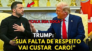 URGENTE TRUMP EXPULSA PRESIDENTE DA UCRANIA ZELESNKY E FORÇA NEGOCIAÇÃO COM A RUSSIA [upl. by Nagaem463]