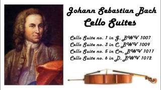 Johann Sebastian Bach  Cello suites in 432 Hz great for reading or studying [upl. by Ezana464]