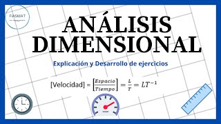 Análisis dimensional [upl. by Cod]