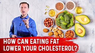 How Can Eating Fat LOWER Your Cholesterol – Dr Berg [upl. by Ettenowtna]