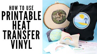 How to Use Printable Heat Transfer Vinyl [upl. by Doria]