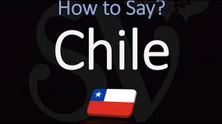 How to Pronounce Chile CORRECTLY [upl. by Rombert778]