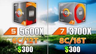 Ryzen 5 5600X vs Ryzen 7 3700X  Test in 10 Games [upl. by Custer]