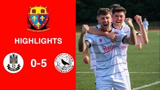 Caerleon 05 Cwmbrân Town  Gwent FA Senior cup  Quarter final highlights [upl. by Hilde]