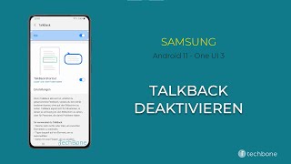 TalkBack deaktivieren  Samsung Android 11  One UI 3 [upl. by Lindberg956]