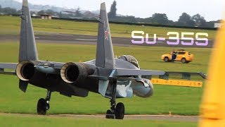 SU35S at Paris Le Bourget 2013 Remastered  HD 50fps [upl. by Ahsienat693]