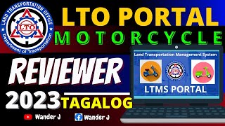 LTO PORTAL EXAM REVIEWER COMPUTERIZED  LTO PORTAL  TAGALOG  Wander J [upl. by Foushee773]