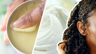 DIY Natural Hair Products  POMADE amp HAIR BUTTER [upl. by Dragoon]