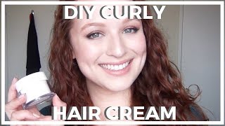 3 Ingredient DIY ♥ Curly Hair Cream [upl. by Setsero442]