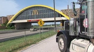 Demolition begins Tuesday on Vinita Service Plaza more modern McDonalds to replace old restaurant [upl. by Knah]