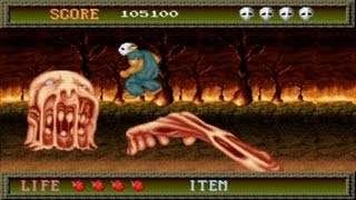 Splatterhouse 1 Arcade Gameplay Playthrough longplay [upl. by Ober]